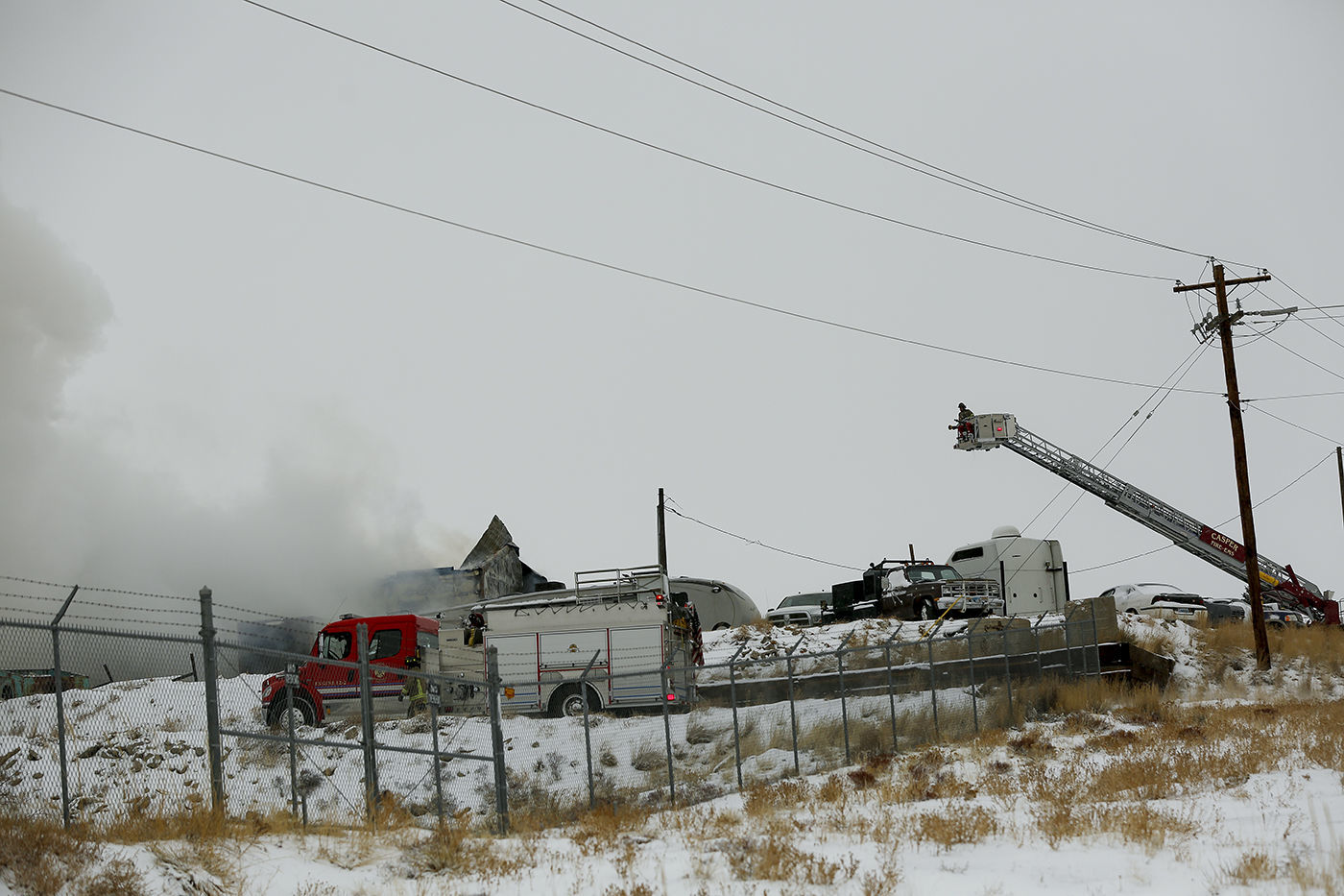 Bryan Stock Trail Structure Fire